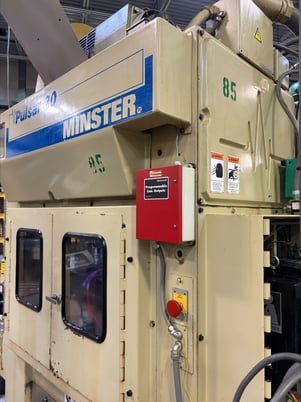 30 Ton, Nidec Minster #Pulsar-TR2-30, high speed stamping press, 1.2" stroke, 7.25"-9" Shut Height, 1.75" - Image 4