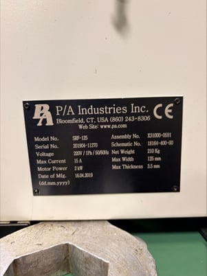 30 Ton, Nidec Minster #Pulsar-TR2-30, high speed stamping press, 1.2" stroke, 7.25"-9" Shut Height, 1.75" - Image 8