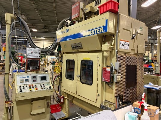 30 Ton, Nidec Minster #Pulsar-TR2-30, high speed stamping press, 1.2" stroke, 7.25"-9" Shut Height, 1.75" - Image 9