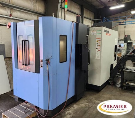 Daewoo Doosan #HP-4000, CNC horizontal machining center, Fanuc Series 31iA, 23.6" X, 22" Y, 23.6" Z, 14000 - Image 1