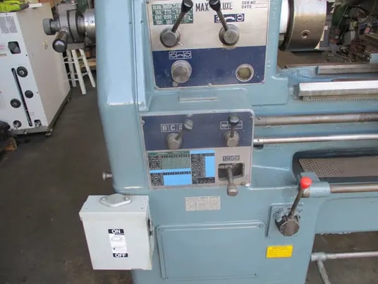 14" x 30" Takisawa Webb #TSL-800, engine lathe, 1-3/8" bore, 30-1500 RPM, #3MT - Image 8