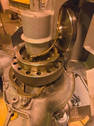 Stokes #B2-512, rotary press, 16 station, Stainless Steel hopper, 1050 TPM, 5/8" diameter x 11/16" D fill - Image 2