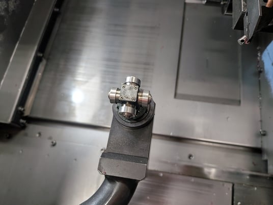 Hyundai Kia #SKT15LMS, CNC Lathe, 6k RPM, 1.75" diameter spindle, Ecoloader, Fanuc Oi-TB, 2005 - Image 9