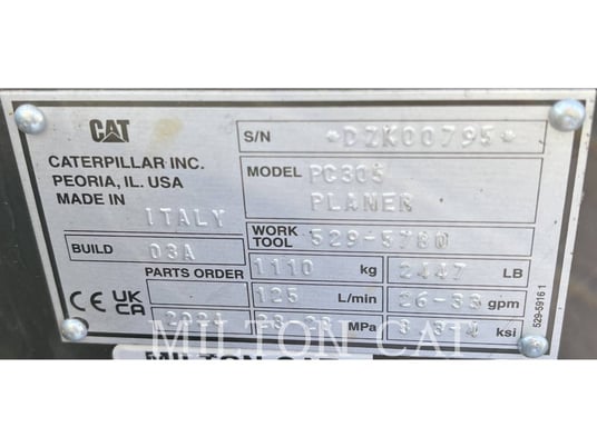 Caterpillar CATERPILLAR PC305 COLD PLANER, Cold Planer, S/N: DZK00795, 2024 - Image 5
