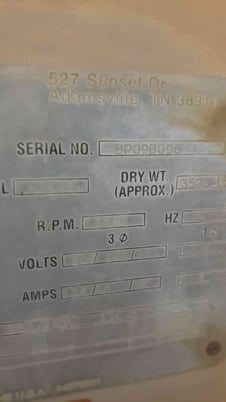 30 KW Magnetek #RD370, Diesel Generator, 1 & 3PH, 798 Hrs - Image 7