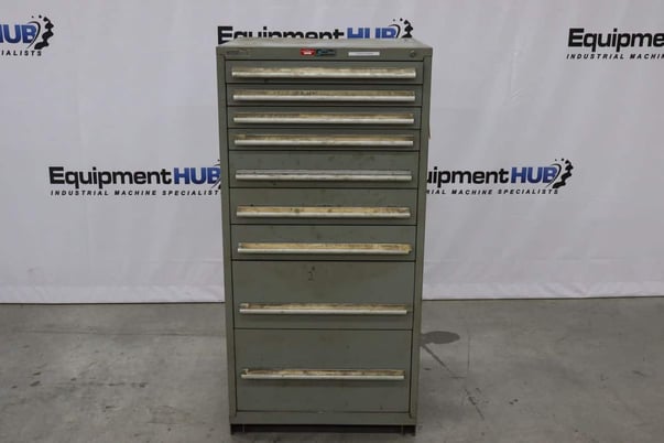 9 Drawer, Rack Engineering industrial storage cabinet, Nu-Era moldular drawer systems, 30" W x 27-3/4" D x - Image 1