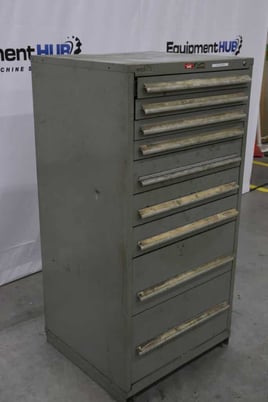 9 Drawer, Rack Engineering industrial storage cabinet, Nu-Era moldular drawer systems, 30" W x 27-3/4" D x - Image 3