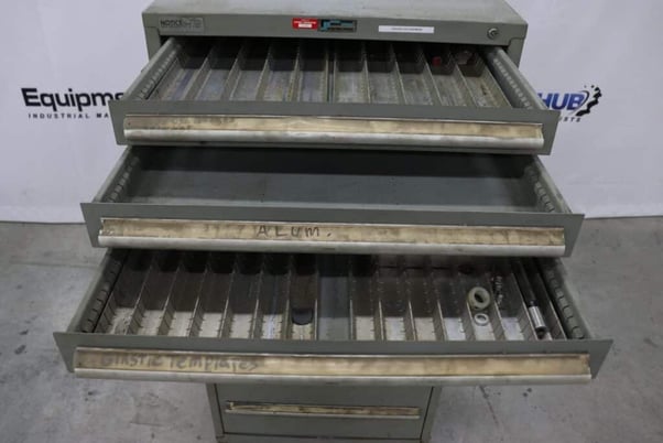 9 Drawer, Rack Engineering industrial storage cabinet, Nu-Era moldular drawer systems, 30" W x 27-3/4" D x - Image 6