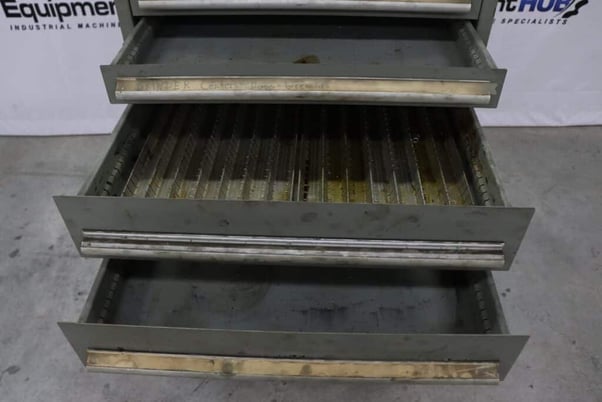 9 Drawer, Rack Engineering industrial storage cabinet, Nu-Era moldular drawer systems, 30" W x 27-3/4" D x - Image 7