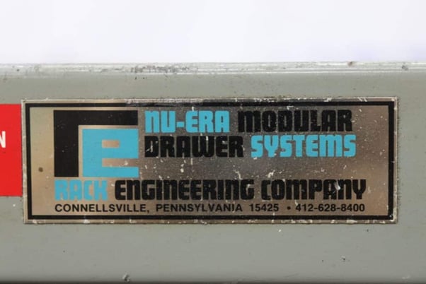 9 Drawer, Rack Engineering industrial storage cabinet, Nu-Era moldular drawer systems, 30" W x 27-3/4" D x - Image 9