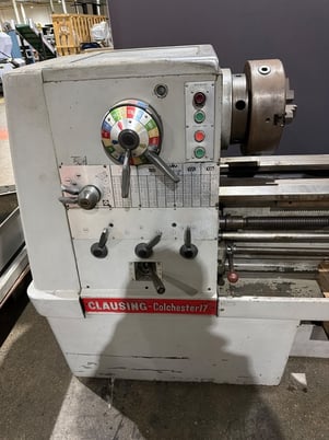 18.1" x 80" Clausing #Colchester-17, engine lathe, 10.6" swing over cross slide, 3" spindle bore, 10 HP - Image 3