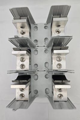 600 Amp. Eaton JM60600-3CR, Modular Fuse Block Holder, 3P, 600 Volts, Class J Fuse, unused - Image 1