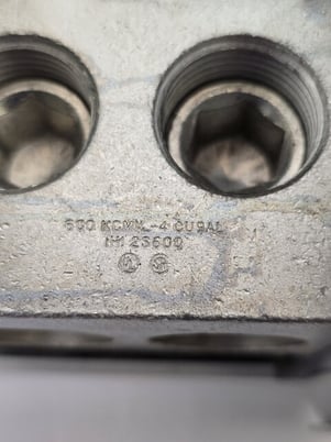 600 Amp. Eaton JM60600-3CR, Modular Fuse Block Holder, 3P, 600 Volts, Class J Fuse, unused - Image 3