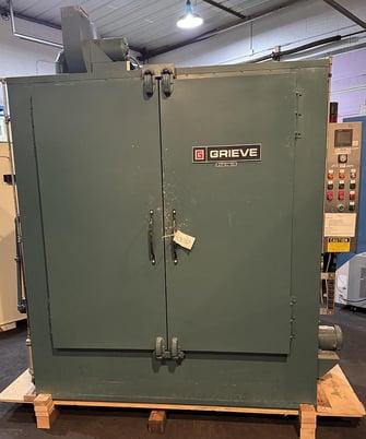 56" width x 60" H x 32" L Grieve #SB-350, cabinet oven, gas fired, class A, solvent rated, 350&deg;F - Image 2