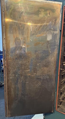 56" width x 60" H x 32" L Grieve #SB-350, cabinet oven, gas fired, class A, solvent rated, 350&deg;F - Image 9