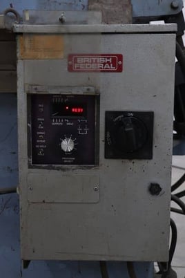 50 KVA British British Federal #RA-3-24, water cooled spot weder, 24" throat, foot pedal, 440 V., 1 phase - Image 7