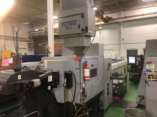 Tsugami #SS327-5AXIII, Fanuc 31o-B5, Iemca Boss 338 HD, chip conveyor, mist collector, 2020 - Image 1