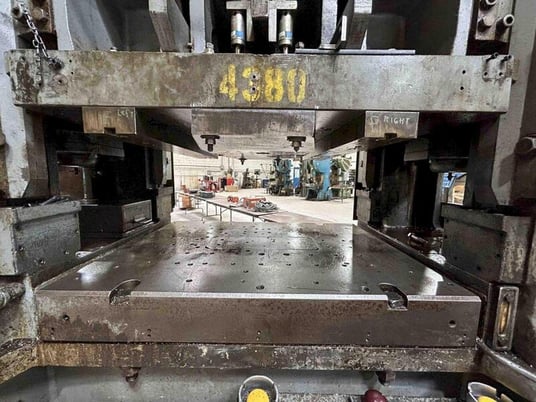 200 Ton, Minster #E2-200-48-36, straight side double crank press, 8" stroke, 24" Shut Height, 8" ram adj., 60 - Image 5