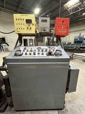 200 Ton, Minster #E2-200-48-36, straight side double crank press, 8" stroke, 24" Shut Height, 8" ram adj., 60 - Image 6