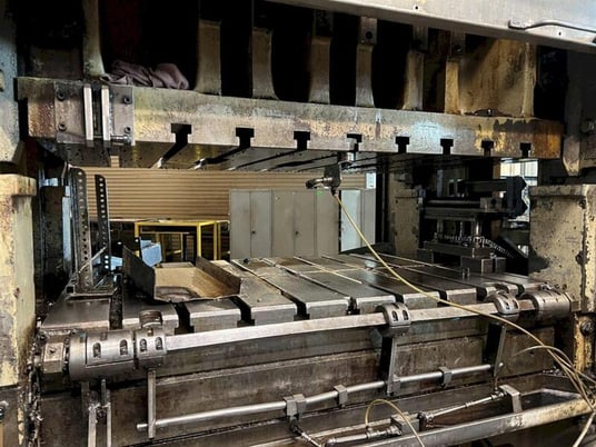 300 Ton, Minster #E2-300-60-36, straight side double crank press, 6" stroke, 32" Shut Height, 6" ram adj. - Image 3
