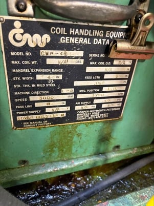 32 Ton, Nidec Minster #B1-32, stamping OBI press, 1.5" stroke, 2.25" slide adj., 200 SPM, Wintriss DiPro 1500 - Image 4