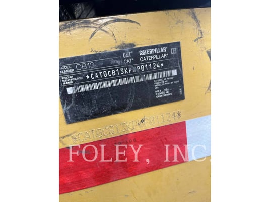 Caterpillar CB13, Twin Drum Roller, 1360 hours, S/N: PWP01124, 2023 - Image 7