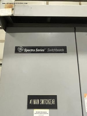 1200 Amps, General Electric #Spectra, 480Y/277 Volts Low Voltage Switchboard - Image 2