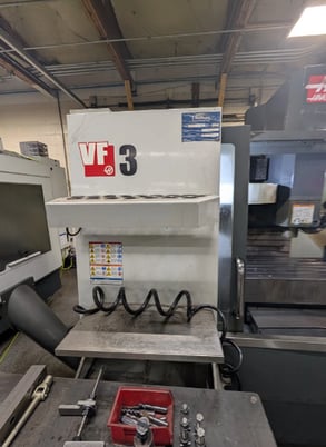 Haas #VF-3, vertical machining center, 40" X, 20" Y, 25" Z, 30 HP, 8100 RPM, 20 automatic tool changer, 18" x - Image 10