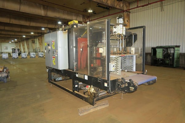 Arpac #25TW36, Automatic Shrink Wrap Bundling System, 30' x 26" product, 35" max. film width, 25 trays/min. - Image 2