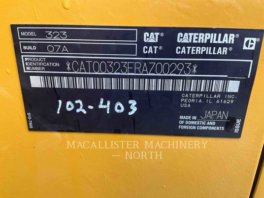 Caterpillar 32307, Crawler Excavator, 3250 hours, S/N: RAZ00293, 2018 - Image 6