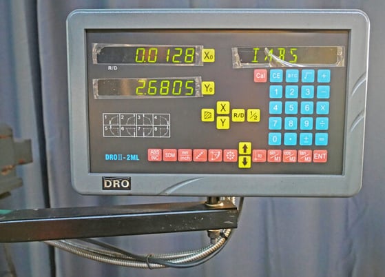 Republic-Lagun #FTV-2, Vertical Milling Machine w/DRO, 9" x 48" table, 34.6" x 16" x 16" travel, 22-3/16" - Image 8