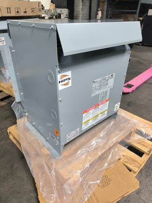 50 kVA, 240/480 Primary, 120/240 Secondary HPS Hammond #SG3N0050LE, Transformer, 3R, unused - Image 1