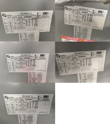 50 kVA, 240/480 Primary, 120/240 Secondary HPS Hammond #SG3N0050LE, Transformer, 3R, unused - Image 3