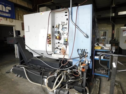 Daewoo Doosan #BVM-5700, vertical machining center, 41.3" X, 22.4" Y, 18.1" Z, 15000 RPM, LNS Chip Conv. - Image 7