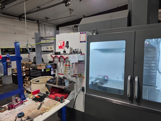 Haas #VF-4, vertical machining center, 50" X, 20" Y, 25" Z, 8100 RPM, 30 automatic tool changer, 30 HP, rigid - Image 7