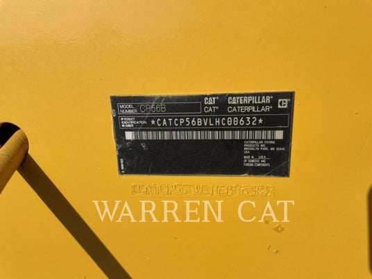 Caterpillar CP56B, Vibratory Single Drum Pad, 4846 hours, S/N: LHC00632, 2015 - Image 5