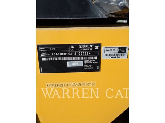 Caterpillar CB10, Asphalt Paver, 1143 hours, S/N: P8P00426, 2019 - Image 5