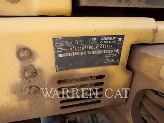 Caterpillar 303.5E2, Crawler Excavator, 2418 hours, S/N: JWY03277, 2018 - Image 6