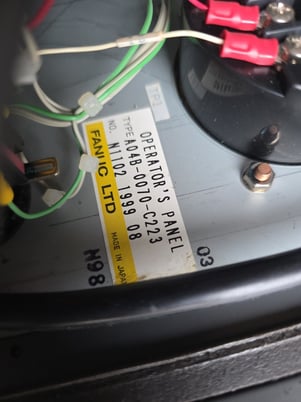 Fanuc #Series-16i-MA, CNC Machine Controller, w/A04B-0070-C223 OP's Panel, 1999 - Image 4