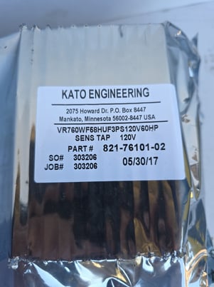 Kato Engineering #KCR-760, Voltage Regulator, 120 V, 2017 - Image 2