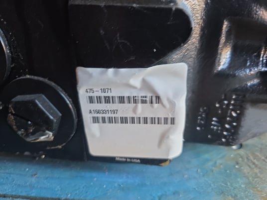 Caterpillar #475-1071, Hydraulic Piston Pump - Image 2