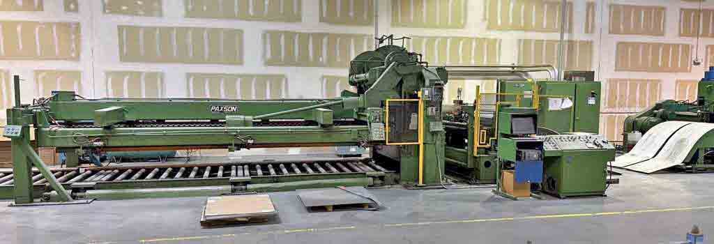 60" x .125" Paxson, Cut-To-Length line, 40000 lb. 20-24" ID, RL, 220 KVA, 480 V., 1976 - Image 8
