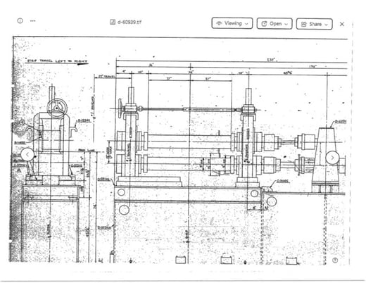 72" x 9" Paxson, Slitter Heads, 9" arbors, 75 HP, tooling (2 available) - Image 7