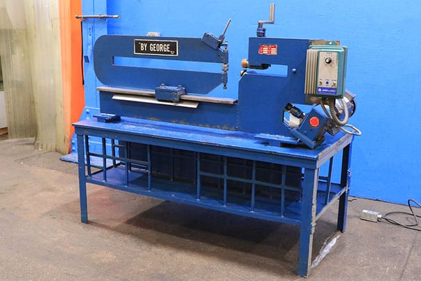By George #CS4275, Circle Shear, 42" max. diameter, 2" diameter high-speed cutting wheels, 14-gauge mild - Image 2