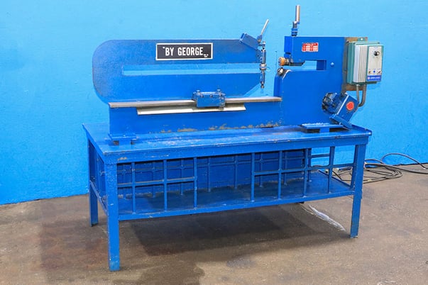 By George #CS4275, Circle Shear, 42" max. diameter, 2" diameter high-speed cutting wheels, 14-gauge mild - Image 3