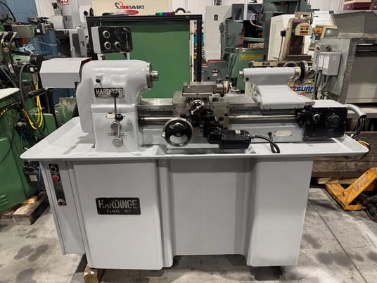 11" x 18" Hardinge #HLV-TFB, Precision Toolroom Lathe, 6" swing over cross slide, 1.25" spindle bore, 1.5 HP - Image 2