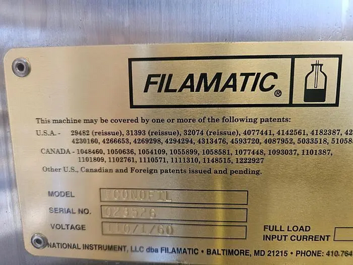 Filamatic #Econofil, Automatic Filling & Capping Line, 50-60 BPM, 2020 - Image 4