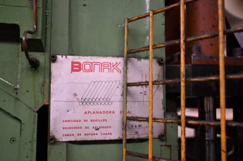 61" x .118" Bonak, Cut-To-Length Line, RL, 78.7" outside dimension, 30" ID, 55000 lb., 1982 - Image 4