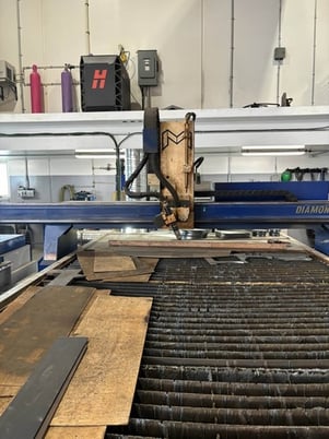 8' x 12' Machitech #Diamond-Cut, CNC Plasma, Hypertherm XPR-300, 5-axis Full Contour Beveler, 2020 - Image 2