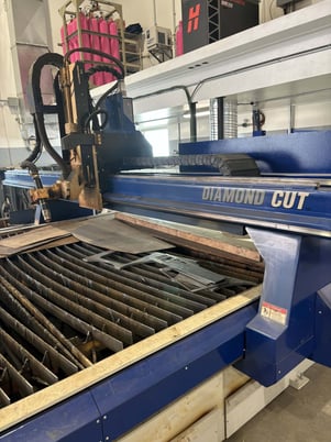 8' x 12' Machitech #Diamond-Cut, CNC Plasma, Hypertherm XPR-300, 5-axis Full Contour Beveler, 2020 - Image 6